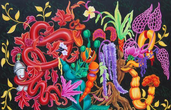 Lady Pink: Evolution @ Woodward Gallery, NYC