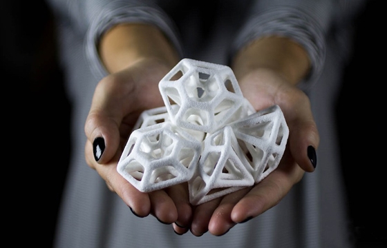 3D Printed Sugar by Liz and Kyle von Hasseln