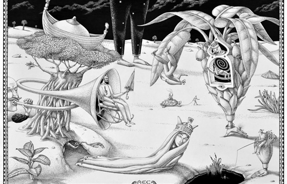 2 new pen drawings from Interesni Kazki