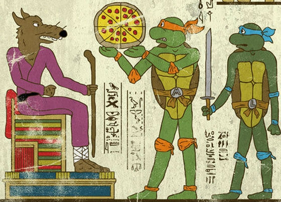 Josh Lane Unites Modern Geek Gods with the Gods of Ancient Egypt
