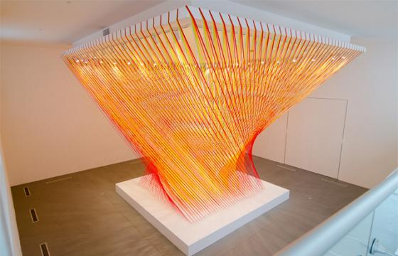A Twisting, Swirling, Geometric Vortex by Megan Geckler