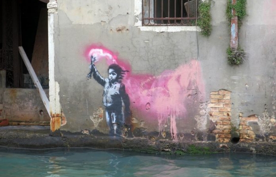 Banksy Got Up to Other Things While at the Venice Biennale