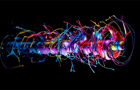 "Black Hole," Photos of Paint Spinning by Fabian Oefner