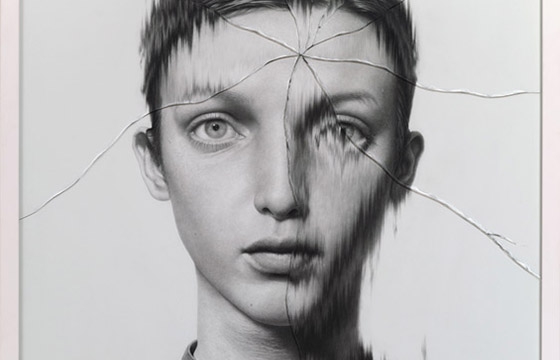 Taisuke Mohri's Cracked Portraits