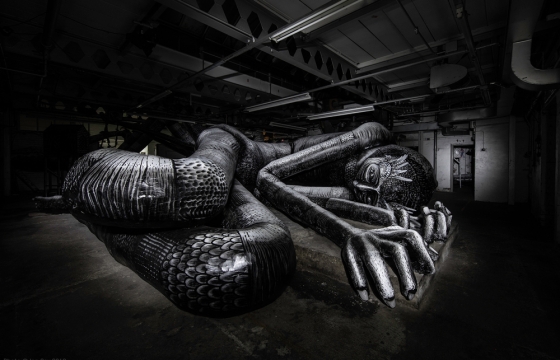 Phlegm Builds His "Mausoleum of Giants" In Sheffield, England