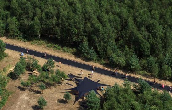 A 170-foot Trampoline in a Russian Forest