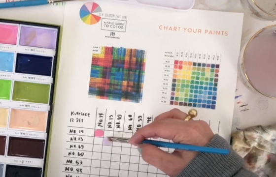 Lisa Solomon Teaches Us How to Make a Color Chart