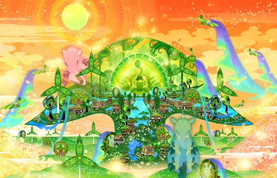 The Celestial Spaces of Aya Kato
