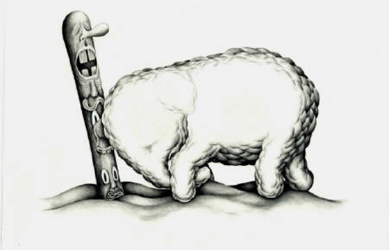 Drawings by Jeff Ladouceur