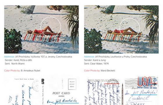 Found Postcards by Katerina Drzková