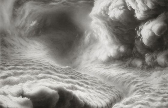 Hilary Brace Draws Her Cloud Worlds with Charcoal and an Eraser