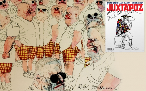 Issue Preview: April 2013 w/ Ralph Steadman, Erik Parker, Parra, and Hunter S Thompson