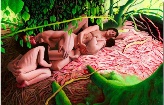 Kirsty Whiten "Feral Family" @ London's Stolenspace Gallery