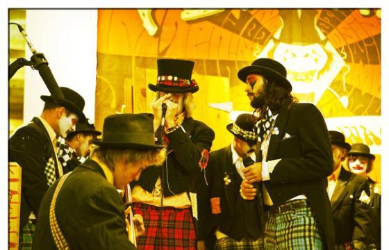 Juxtapoz @ Outside Lands 2011: Mike Shine's Art opera and installation