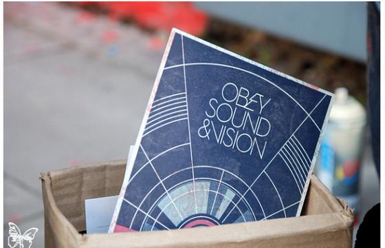 Opening: Shepard Fairey "Sound & Vision" @ Stolenspace, London