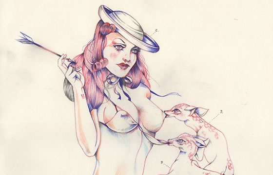 David Bray's Surreal Pin-Ups