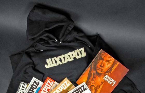 Win a Juxtapoz subscription, book, and J Fish sweatshirt
