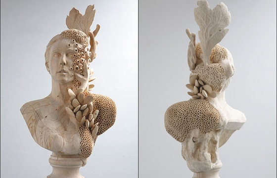 Hand-Carved Wood Sculptures by Morgan Herrin