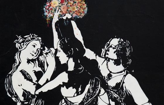 Blek le Rat "Ignorance is Bliss" @ Jonathan LeVine Gallery, NYC