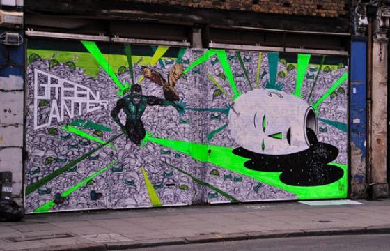 In Street Art: Green Lantern, Meet Escif