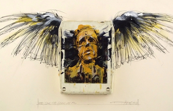 Derek Hess "Critical Infrastructure Against External Threats" @ Inner State Gallery