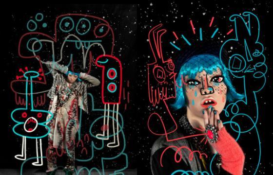 Jon Burgerman x Kirsten Becken