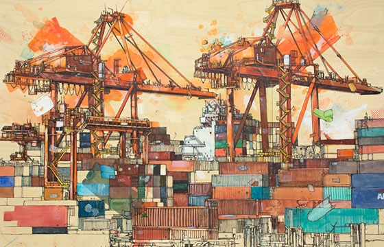John Shaw's Layered Cityscapes