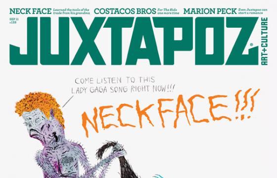 Sneak Peek: Neck Face for Juxtapoz September 2011