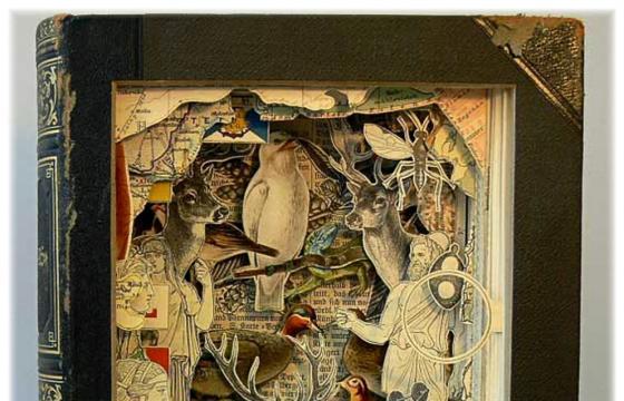 The Book Collages of Alexander Korzer-Robinson