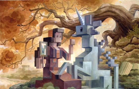 Laura Bifano's Geometric Environment