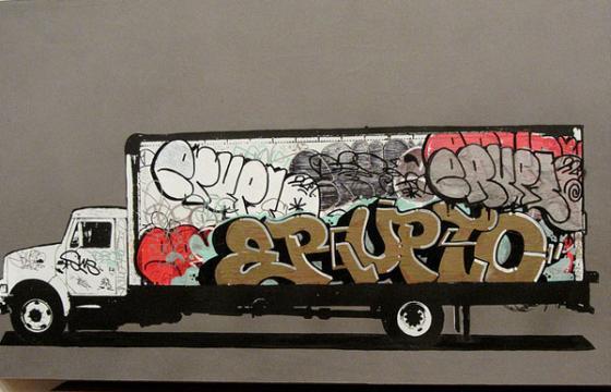 Erupto Canvas Truckin