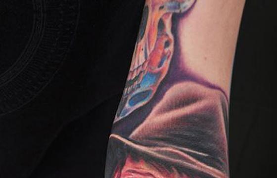 Mike DeVries Hollywood Portrait tattoos