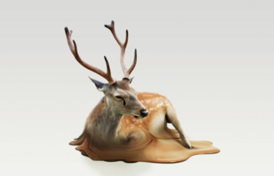 Melting Animal Sculptures by Takeshi Kawano 