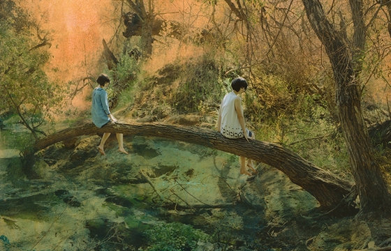 Painted Photographs by Shae Detar