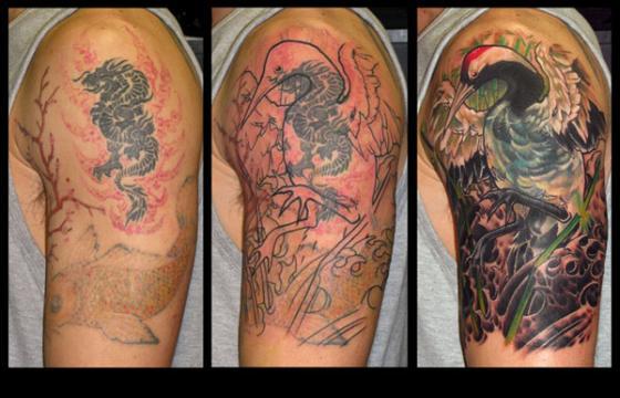 Tim Pangburn's Cover-Up Tattoos