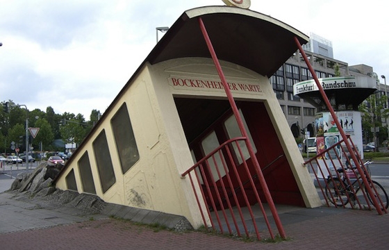Frankfurt, Germany U-Bahn Station Has an Awesome Entrance