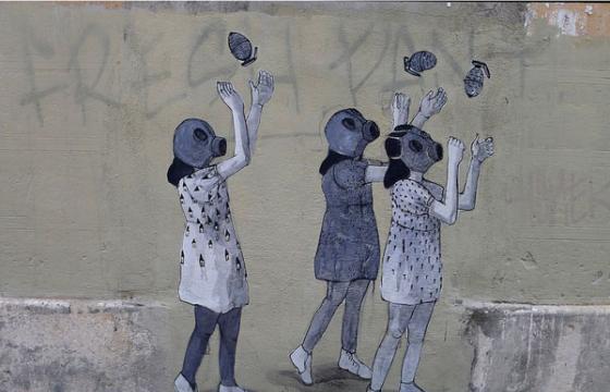 New Mural by Hyuro in Valencia, Spain