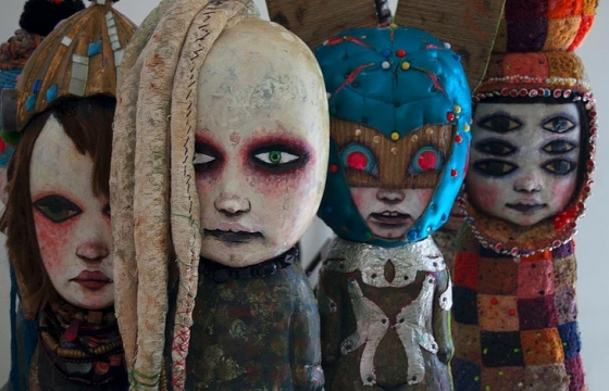 Mariana Monteagudo Creates Gorgeous, Creepy Dolls From Salvaged Materials
