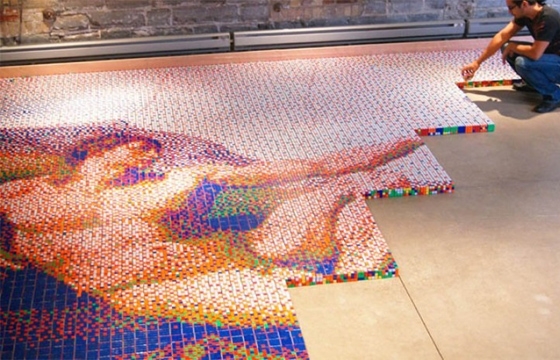 Rubiks Cube Art by Cube Works Studio