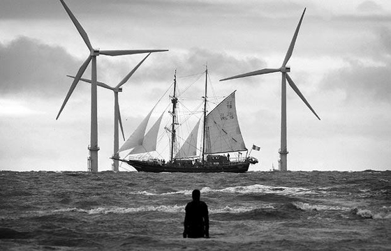 "Another Place," 100 Cast Iron Sculptures by Antony Gormley