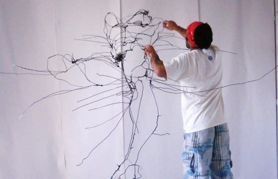 Wire Sculptures by David Oliveira