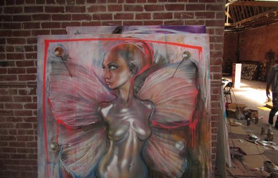 In Process: Herakut "Loving The Exiled" @ 941 Geary, SF