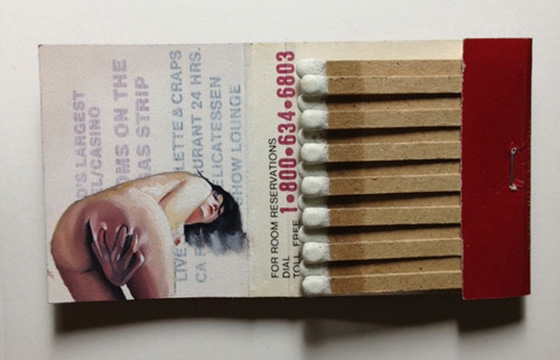 Joseph Martinez: New Matchbook Paintings