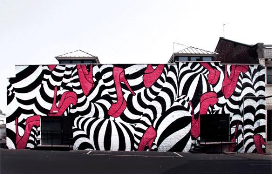 INSA GIF-iti piece in Newcastle for White Walls Project