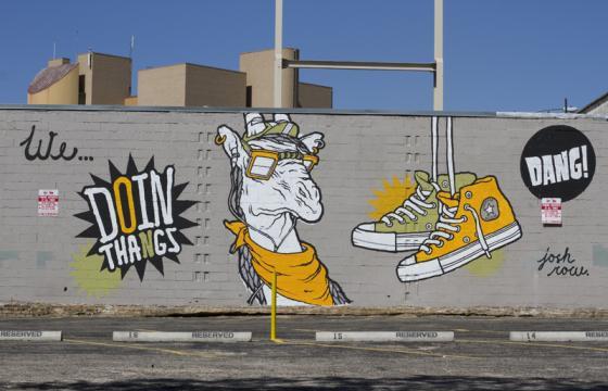 Converse x Juxtapoz: Wall To Wall Austin featuring Josh Row
