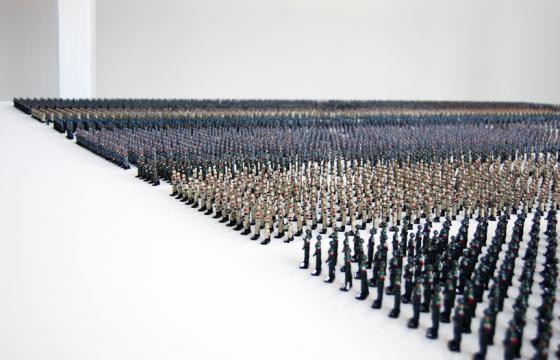 Tin Soldiers by Ala Younis at Istanbul Art Biennale 2011