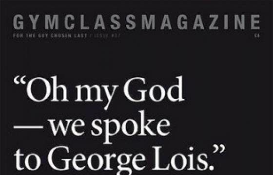 A great cover: Gym Class Magazine channels George Lois 