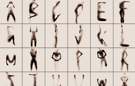 Nude Alphabet by Anastasia Mastrakouli