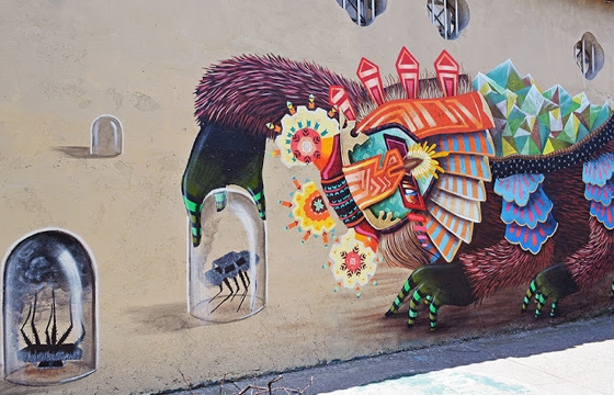 New Curiot mural in Mexico City
