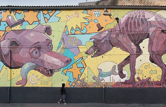 Aryz x Vicio in Fraga, Spain
